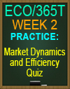 ECO/365T Market Kynamics and Efficiency quiz