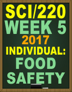 SCI/220 Food Safety Week 5