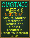 CMGT/400 WEEK 5 Secure Staging Evironment Design and Coding Technique Standards Technical Guide