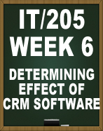 DETERMINING EFFECT OF CRM SOFTWARE