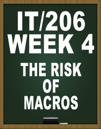 THE RISK OF MACROS