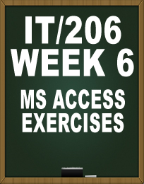IT206 ACCESS EXERCISE PART II