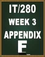 IT280 WEEK 3 APPENDIX F Power Supply