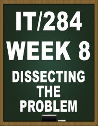 IT284 WEEK 8 DISSECTING THE PROBLEM TUTORIAL