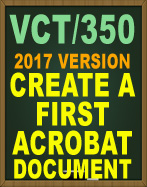 VCT/350 Create a First Acrobat® Document
Instructions:
Scan a two page document or locate a copyright-free image containing
text and save as a PDF file.
Make the scanned text or text within the image editable and searchable.
Submit the editable and searchable PDF file along with an explanation
of the steps that you took to complete this assignment using the
Assignment Files tab.