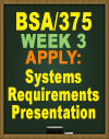 BSA/375 systems Requirements Presentation NEW 