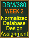 DBM/380 Normalized Database Design Assignment