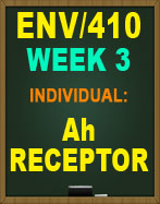 ENV/410 Week 3 Ah Receptor