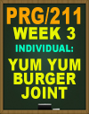 PRG211 Yum Yum Burger Joint