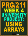 PRG211 WEEK 4 University Project Using Arrays